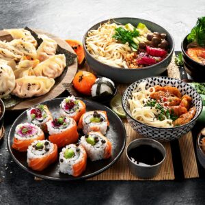Congelados: surimi, gyosas, rollos